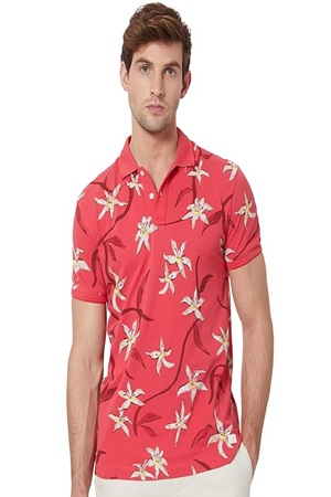 MUFTI Mens Polo Slim Fit T-Shirts
